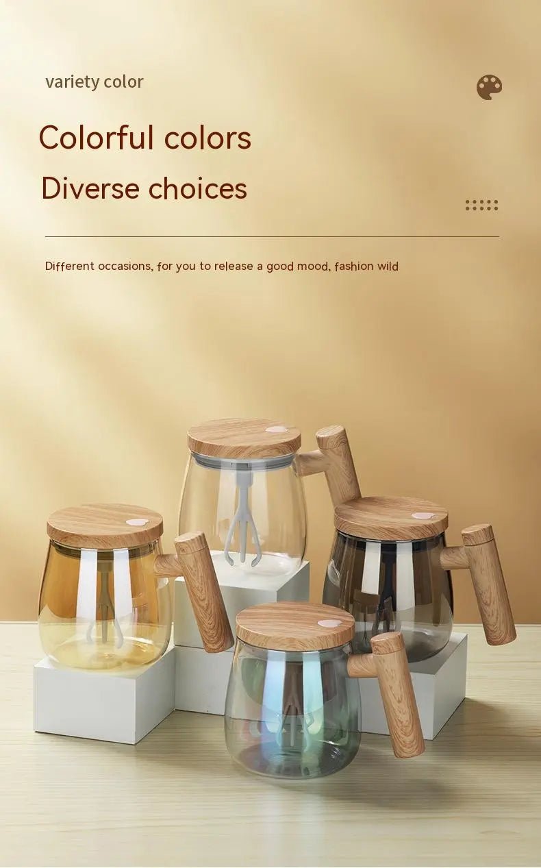 Self - Stirring Electric Coffee Mug - Lunqara