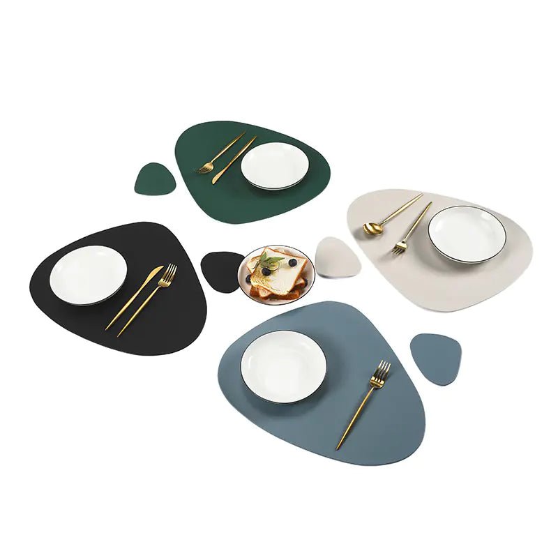 Faux Leather European Style Table Mats (1 Piece) - Lunqara