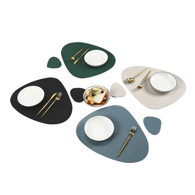 Faux Leather European Style Table Mats (1 Piece) - Lunqara