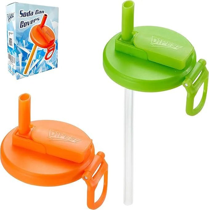 Fashion Silicone Straw Soda Can Lid - Lunqara