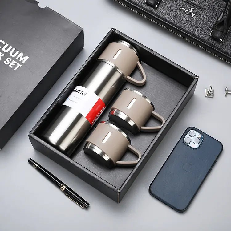 New 304 Stainless Steel Insulated Tea Cup Gift Set - Lunqara