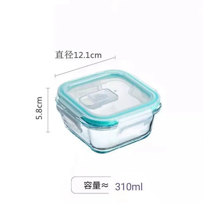 Large Glass Meal Prep Containers with Lids Set