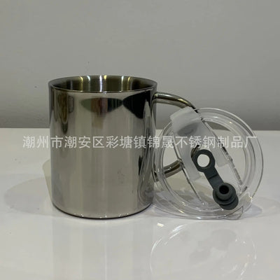 Double-Layer Insulated 316 Stainless Steel Mug with Lid