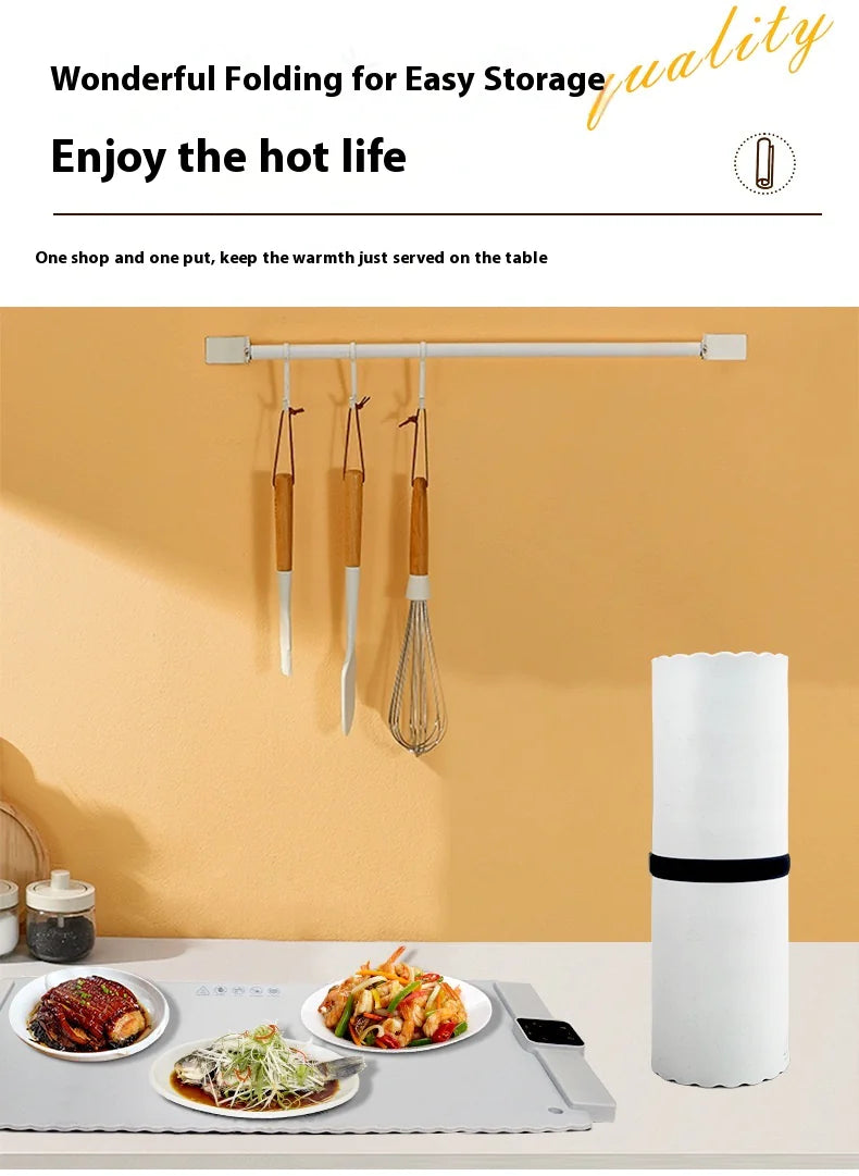 Silicone Roll-Up Warming Plate - Lunqara 