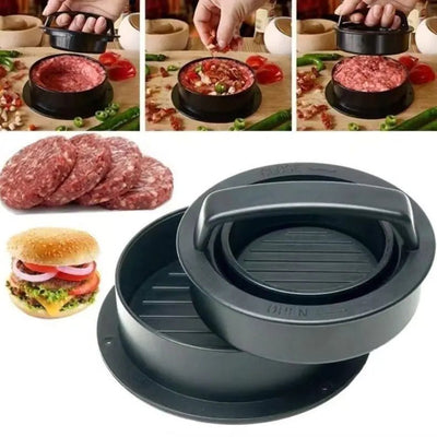 ABS Burger Press Set for Making Patties and Burgers - Lunqara