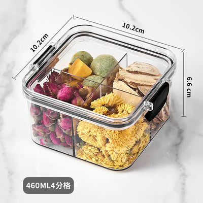 Food - Grade Plastic Sealing Jar for Snacks and Storage - Lunqara