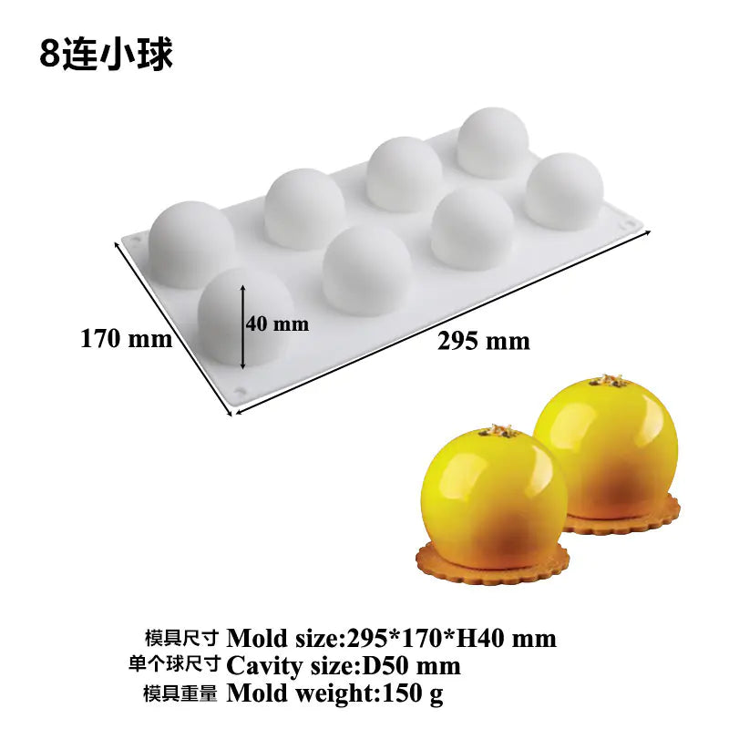 New Ocean Shell Silicone Mousse Cake Mold for Baking