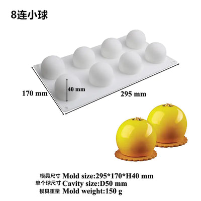 New Ocean Shell Silicone Mousse Cake Mold for Baking