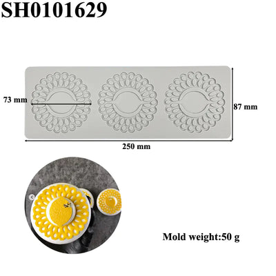 Silicone Leaf-Shaped Platter Molds for Desserts - Lunqara 