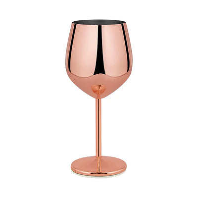 European 304 Single Layer Stainless Steel Wine Glass