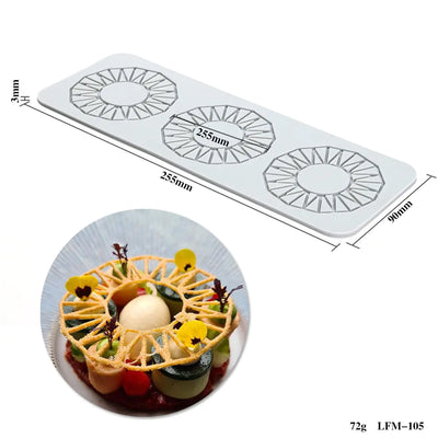 Silicone Leaf and Flower Molds for DIY Desserts