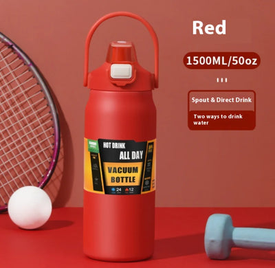 Stainless Steel Insulated Straw Bottle