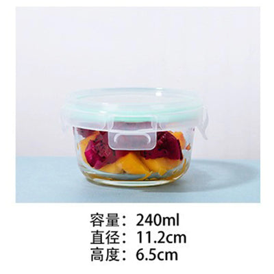 High Borosilicate Glass Food Storage Box for Steaming