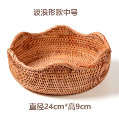Handmade Vietnamese Wicker Candy Basket Set (3 Pieces) - Lunqara 