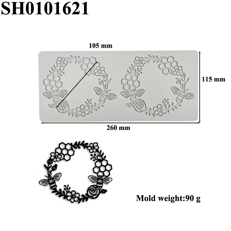 Silicone Leaf-Shaped Platter Molds for Desserts - Lunqara 