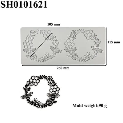 Silicone Leaf-Shaped Platter Molds for Desserts - Lunqara 