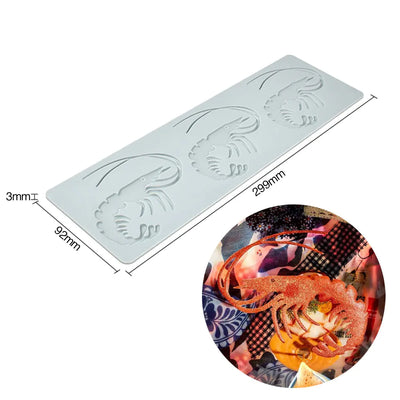 Pineapple Fruit Crisps Silicone Lace Mat for Baking