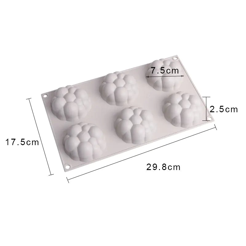 Circular Silicone Cake Mold for DIY Baking Decorations