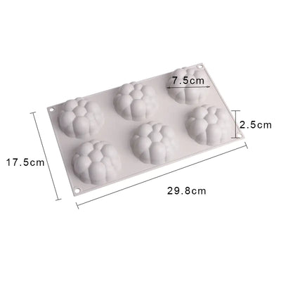 Circular Silicone Cake Mold for DIY Baking Decorations