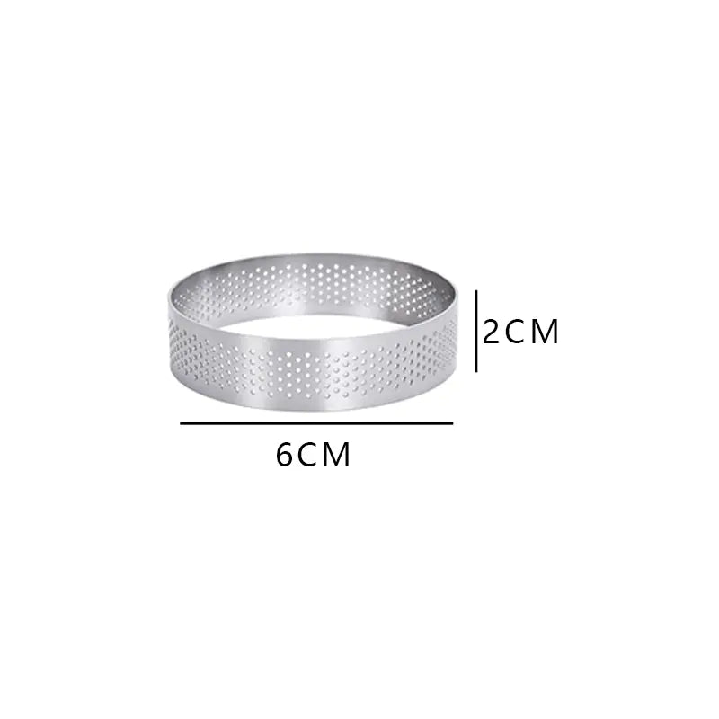 304 Stainless Steel Mousse Ring Mold for Baking - Lunqara