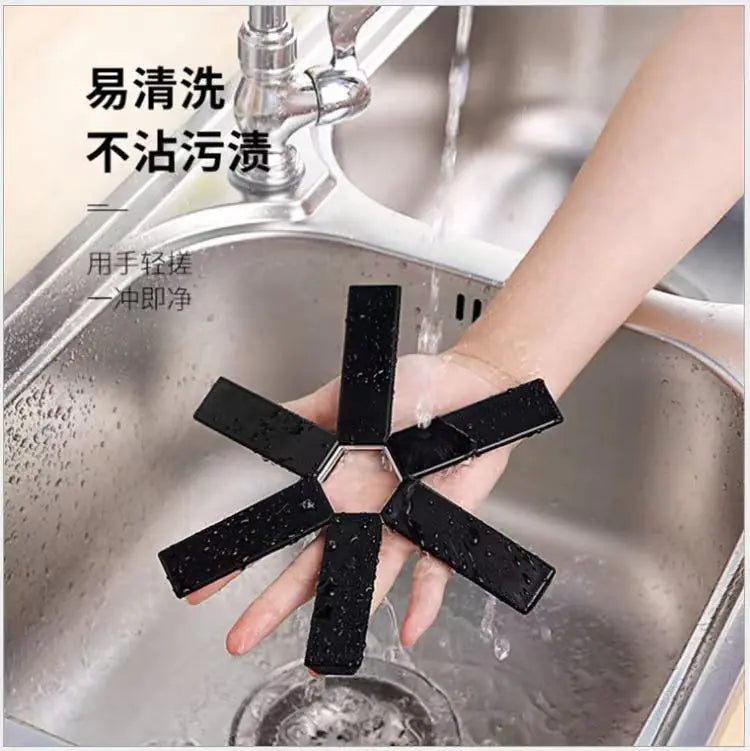 Creative Folding Kitchen Pot Mat and Placemats