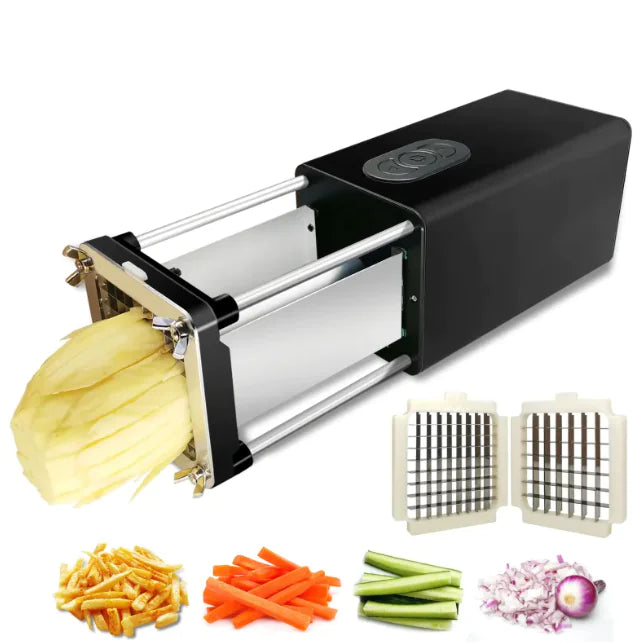 Electric French Fry & Vegetable Cutter - Lunqara 