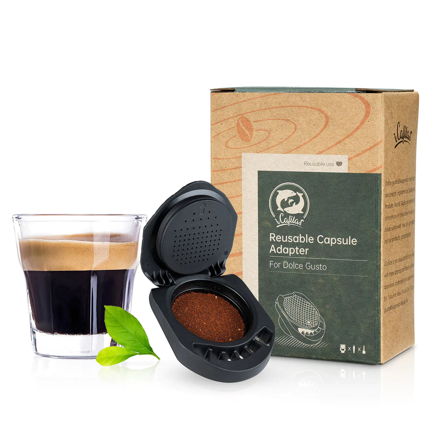 Reusable Coffee Capsule Adapter for Dolce Gusto