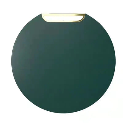 Green Round Plastic Cutting Board for Vegetables & Fruits