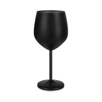 European 304 Single Layer Stainless Steel Wine Glass