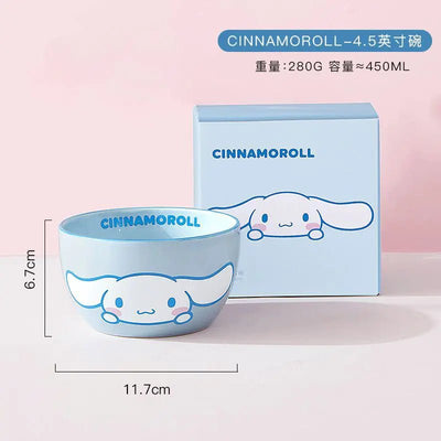 Sanrio Ceramic Dish Set for Home Use (Cute & Stylish) - Lunqara