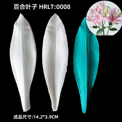 3D Silicone Molds for Leaf and Petal Decorations