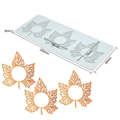 Pineapple Fruit Crisps Silicone Lace Mat for Baking