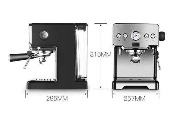 Italian Semi - Automatic Coffee Machine - Lunqara