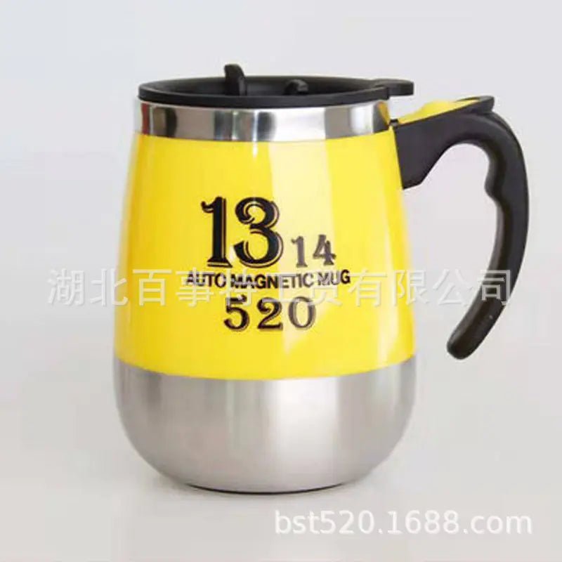 304 Stainless Steel Automatic Stirring Coffee Mug - Lunqara