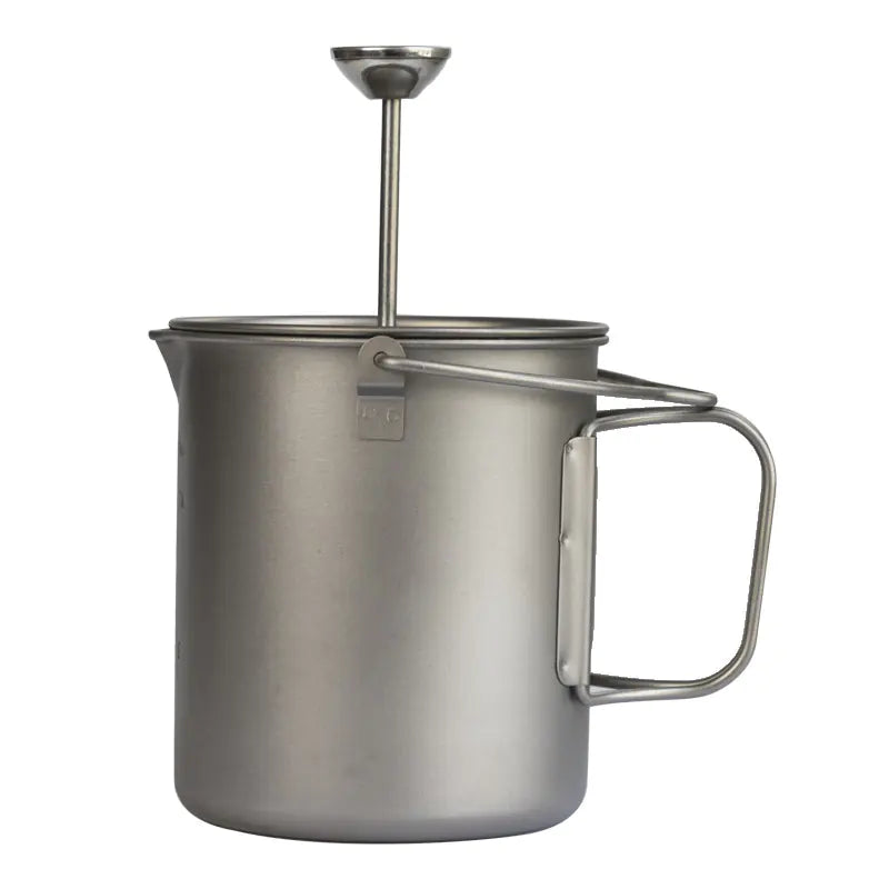Pure Titanium Espresso Coffee Pot 750ML with Filter