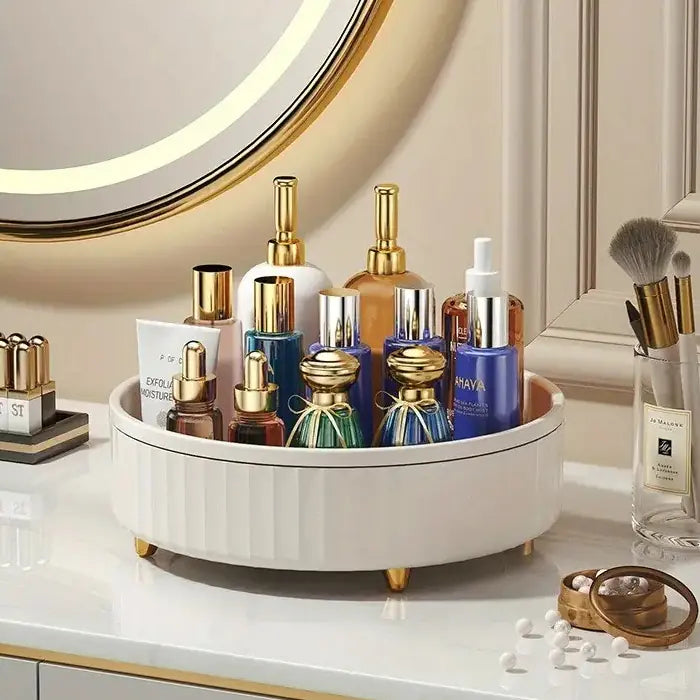 Multifunctional Kitchen Spice Rack - Rotating Bottle Shelf