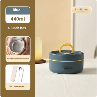 Japanese Stainless Steel Insulated Lunch Box - Lunqara 