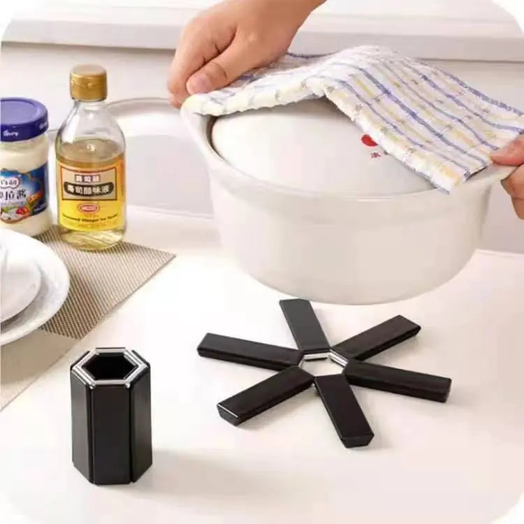 Creative Folding Kitchen Pot Mat and Placemats