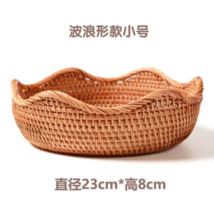 Handmade Vietnamese Wicker Candy Basket Set (3 Pieces) - Lunqara 