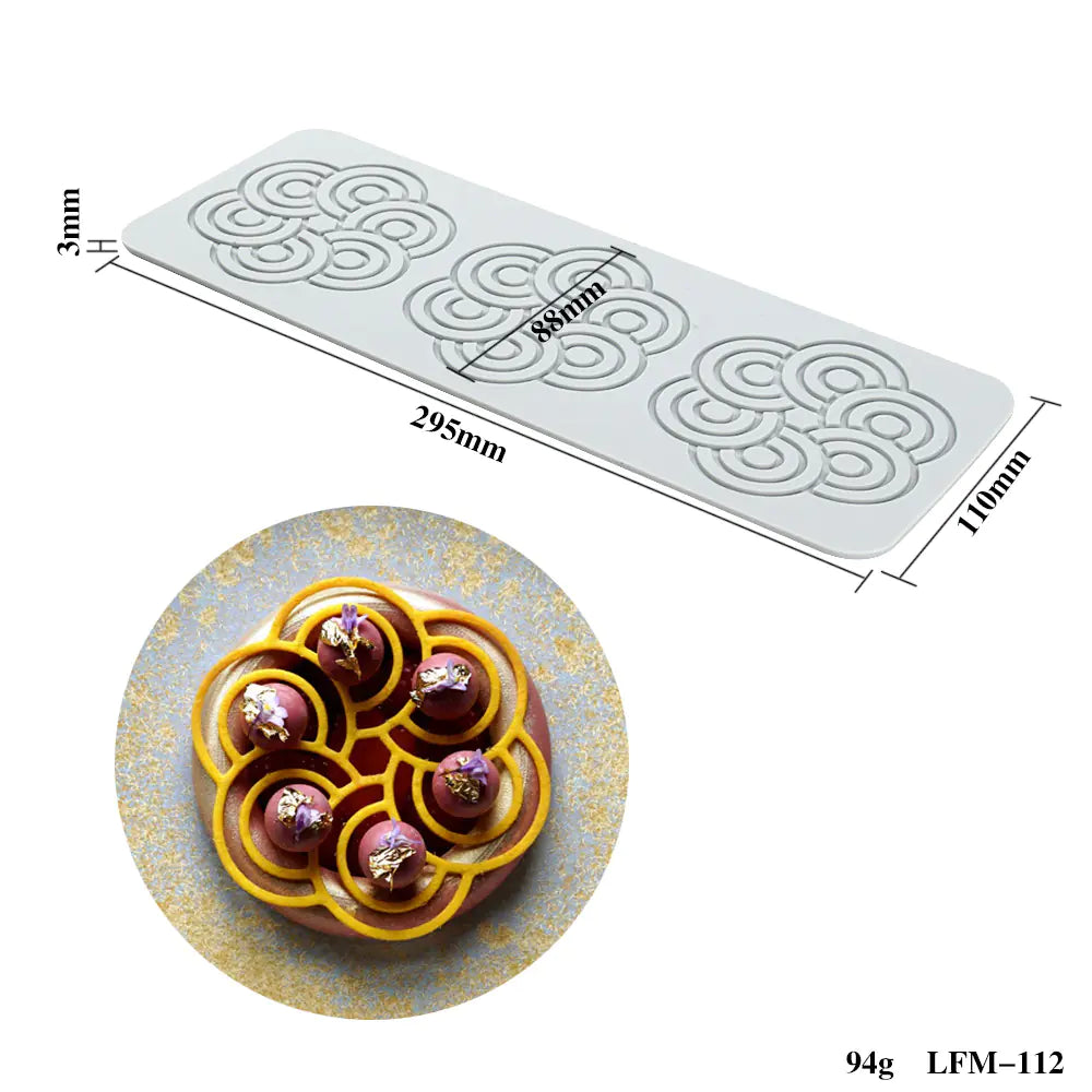 Silicone Leaf and Flower Molds for DIY Desserts