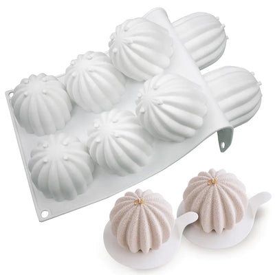 Mousse Cake Mold with 8 Cactus Silicone Molds