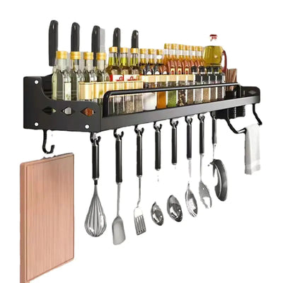 Wall-Mounted Multi-Function Kitchen Storage Rack - Lunqara 