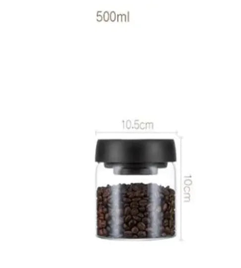 Vacuum Sealed Glass Storage Jar Set - Lunqara 