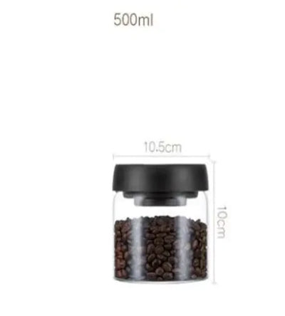 Vacuum Sealed Glass Storage Jar Set - Lunqara 