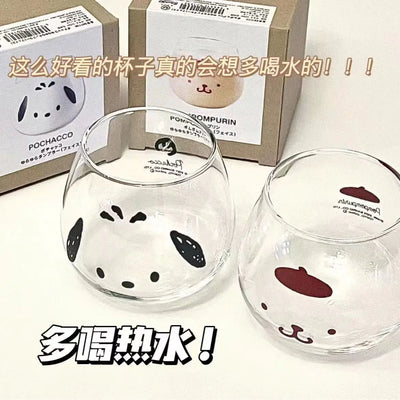 Cute Cartoon Large Belly Cup for Drinks and Juice - Lunqara 