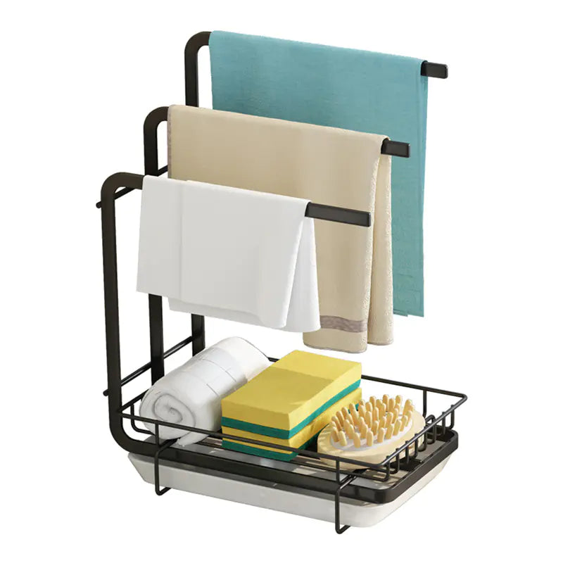Space-Saving Detachable Kitchen Storage Rack for Towels