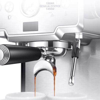 Italian Semi - Automatic Coffee Machine - Lunqara