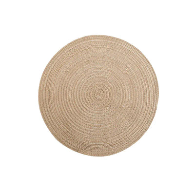 Nordic Style Round Woven Heat-Resistant Placemats