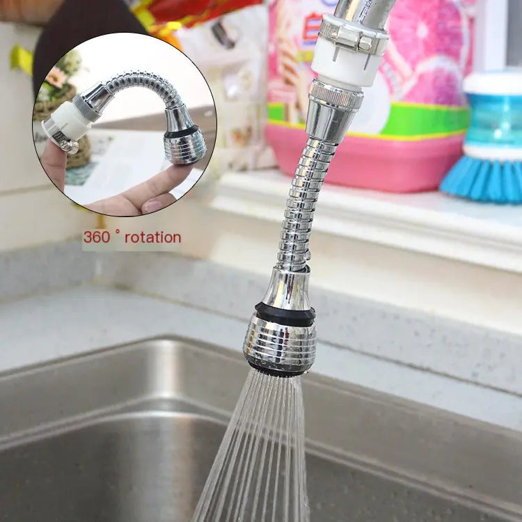 Universal Faucet Aerator Extension for Kitchen Use