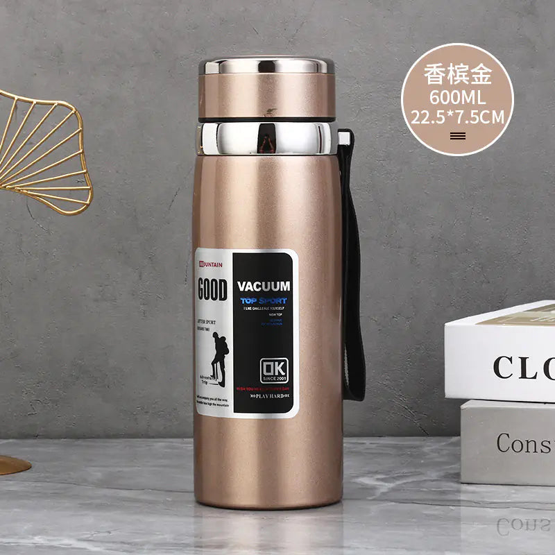 Stainless Steel Insulated Tea Cup 1000ml for Outdoors - Lunqara 